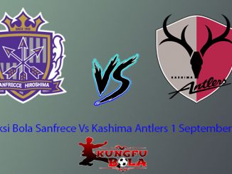 Prediksi Bola Sanfrece Vs Kashima Antlers 1 September 2018